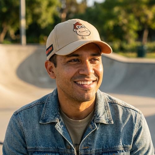 Donkey Kong Baseball Cap for Men and Women - Adjustable Cotton Tan Hat