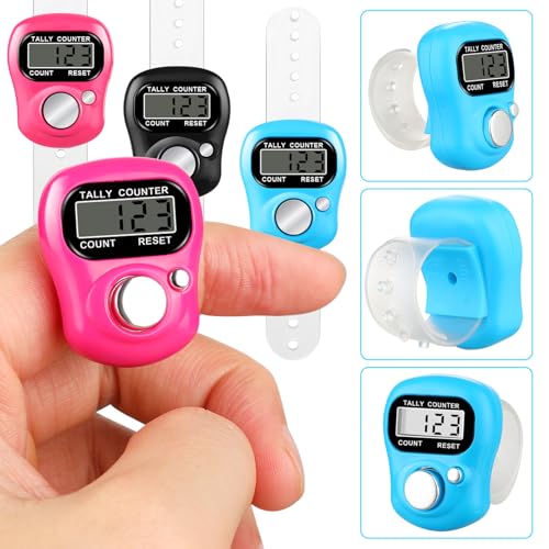 15 Pack Electronic Finger Counter Hand Tally Clickers Digital Display