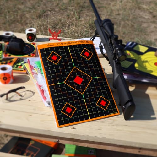 Highwild 25 Pack Splash Target - 12x18 inch Multicolor Splatter Targets