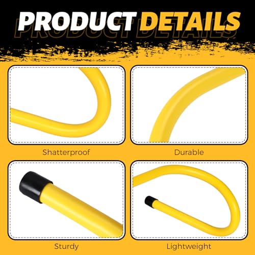 6-Inch Speed Agility Training Hurdles - 30 Pcs Yellow Set
