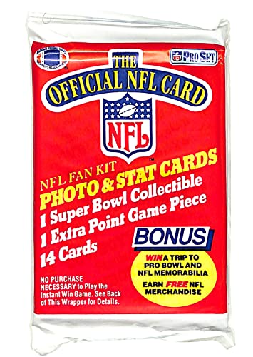 Pro Set 1989 Football Series One Trading Card Pack