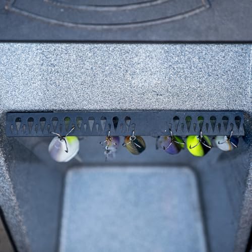 Fishing Lure Rack – 14" x 1" – Holds 40+ Lures, Tackle Organizer