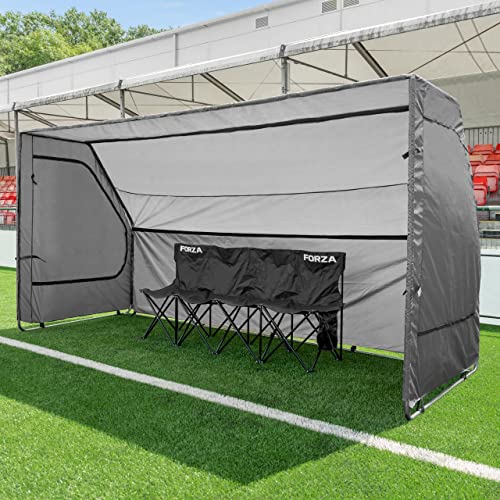 Portable Aluminum Team Bench - 4-Seater Pro Without Shelter