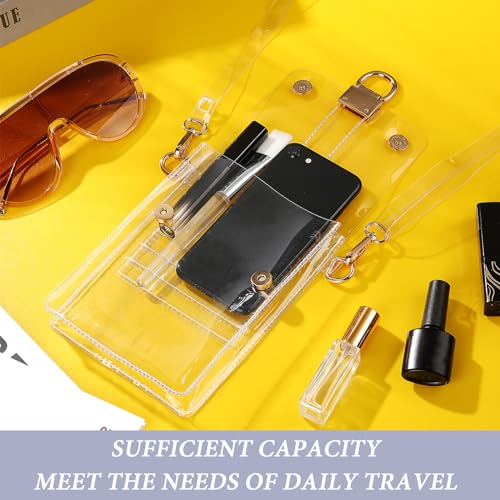 Weewooday Transparent PVC Bag - Stadium Approved Crossbody Bag
