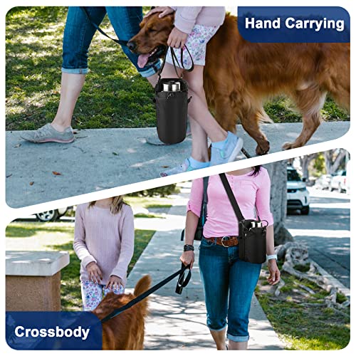 Cosmos Water Bottle Sling Bag with Adjustable Strap & Pockets for Hiking Camping