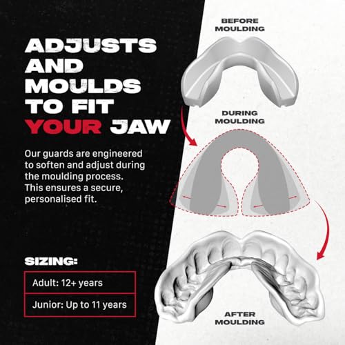 Slim Fit Mouth Guard for Adults & Youth | Sports Mouthpiece with Case