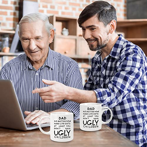 Funny Coffee Mug for Dad - 11oz White Gift from Daughter