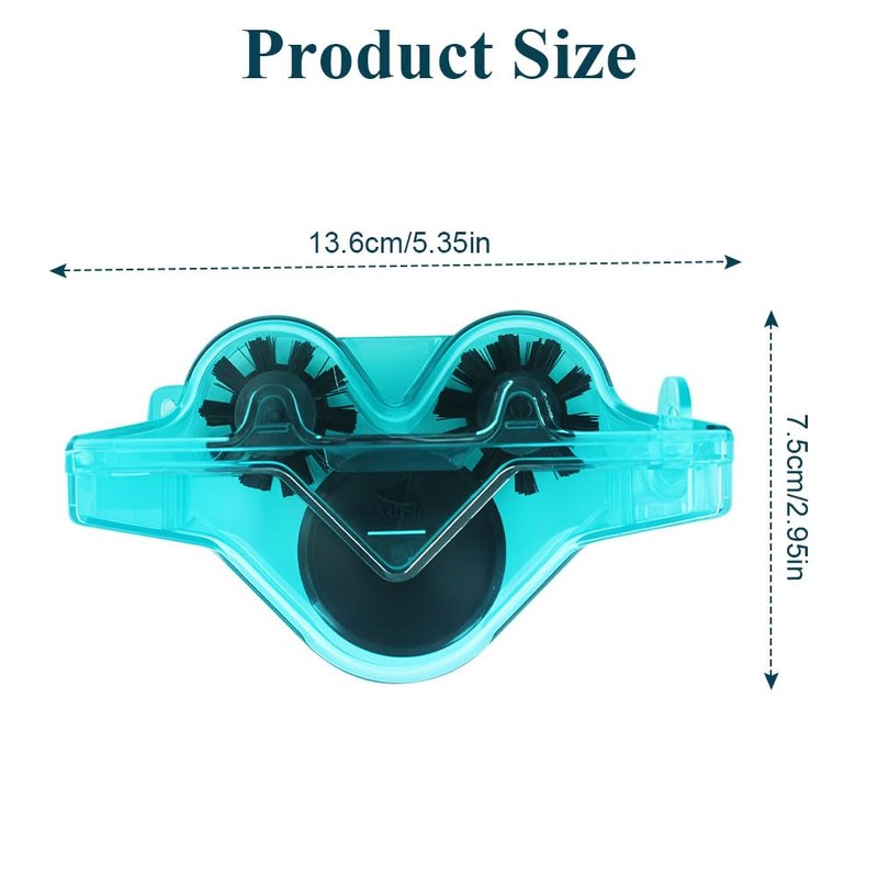 Senbos Bike Chain Cleaner Tool - Multi-Functional Drivetrain Cleaning Brush for Mountain Bikes, Road Bikes & Bicycles | Durable ABS Plastic, No Removal Needed