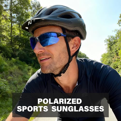 Polarized Sports Sunglasses for Men - UV Protection - 4 Colors