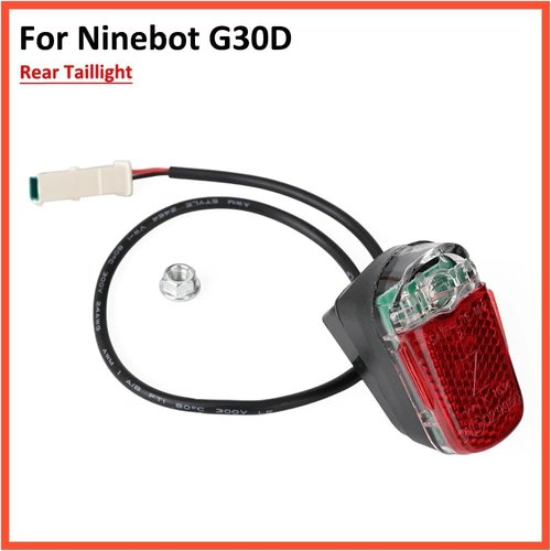 JOYSOG Electric Scooter Replacement Rear Mudguard Fender/Rear Taillight for Ninebot MAX G30 and MAX G30D Scooters Accessories (Fender+Taillight)