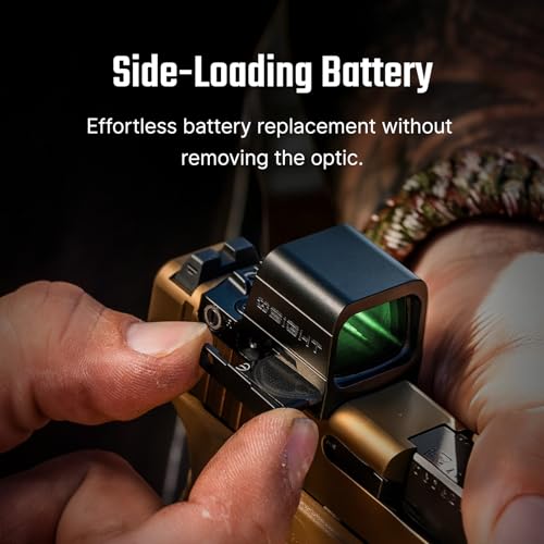 Compact Enclosed Red/Green Dot Sight with Multi-Reticle System