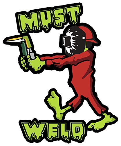 Welding Stickers Pack of 20 - Durable Vinyl Stickers for Helmets & Toolboxes
