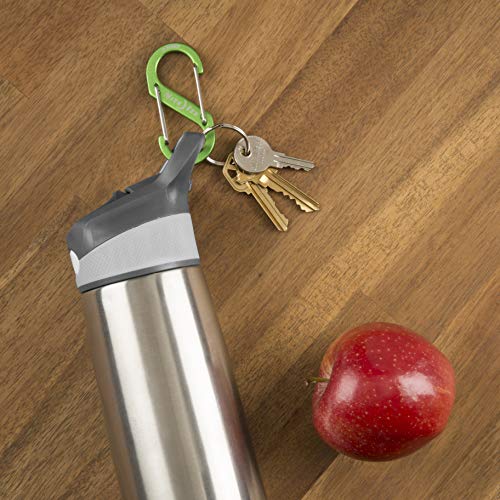Dual Gate Aluminum Carabiner, Size #3 - Olive