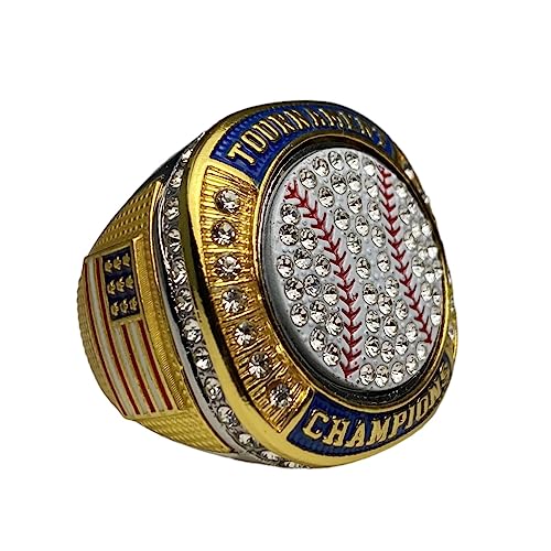 Championship Trophy Ring - Adult Size 10 - Silver Tone - Finalist