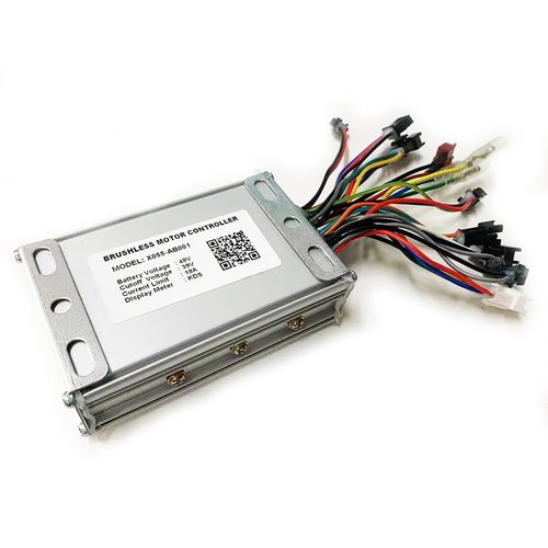Electric Bicycle Controller X055-AB001 DC48V 18A Motor Speed Brushless Controller for Electric Bicycle E-Bike Scooter Display Meter KDS Aluminium Alloy