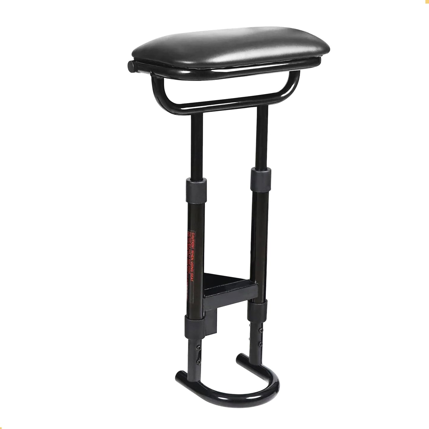 Caddytek Removable Seat for Golf Push Cart - Compatible Only with Explorer and CaddyLite 15.3 Golf Push Carts, Cushioned Golf Cart Seat Accessory with Easy Install and Heavy Duty Bracket