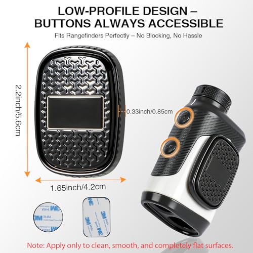 Magnetic Golf Rangefinder Holder Mount - Black