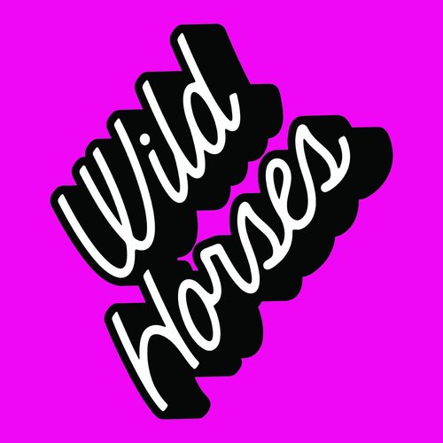 Wild Horses Vagabond Heart Magnetic Golf Towel - 18x18 Microfiber Waffle Weave with Magnet & Carabiner Clip - Ultra Absorbent Machine Washable Golf Accessories - Ladies Pink Golf Towel for Women