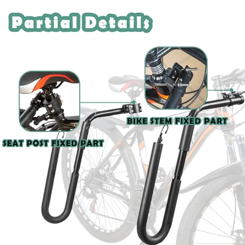 Bicycle Surfboard Rack - Adjustable Bike Holder for SUPs & Longboards