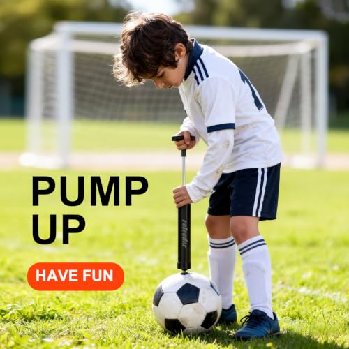 Portable 10-Inch Ball Pump Kit with Needles & Nozzle