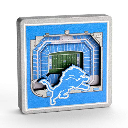 Detroit Lions 3D StadiumView Magnet - Officially Licensed Fan Gift