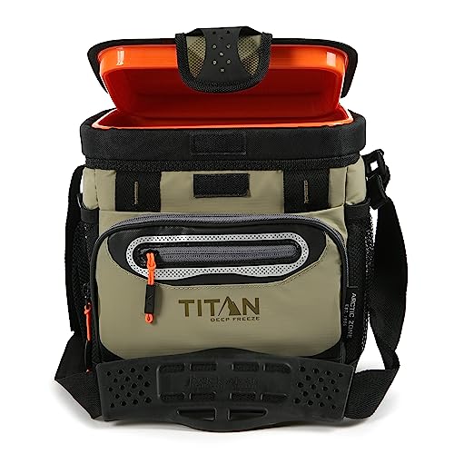 Titan Zipperless HardBody Cooler 9 Can Moss - Keeps Ice 2 Days