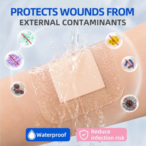 Silicone Foam Lite Dressing for Sensitive Skin 3"x3" (8 Count)–