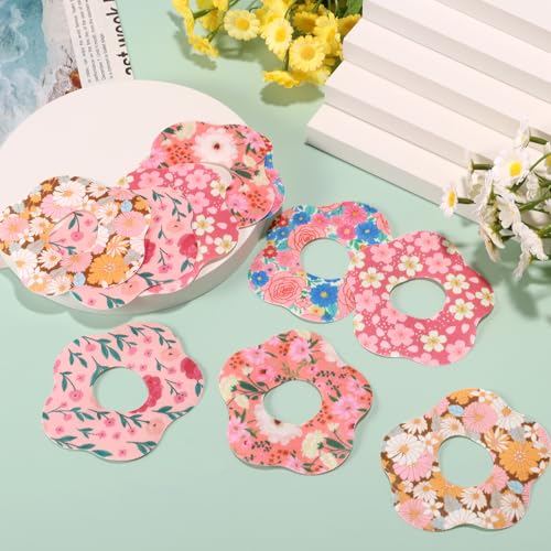 10 Waterproof Flower Shape Adhesive Sensor Patches for Dexcom G7