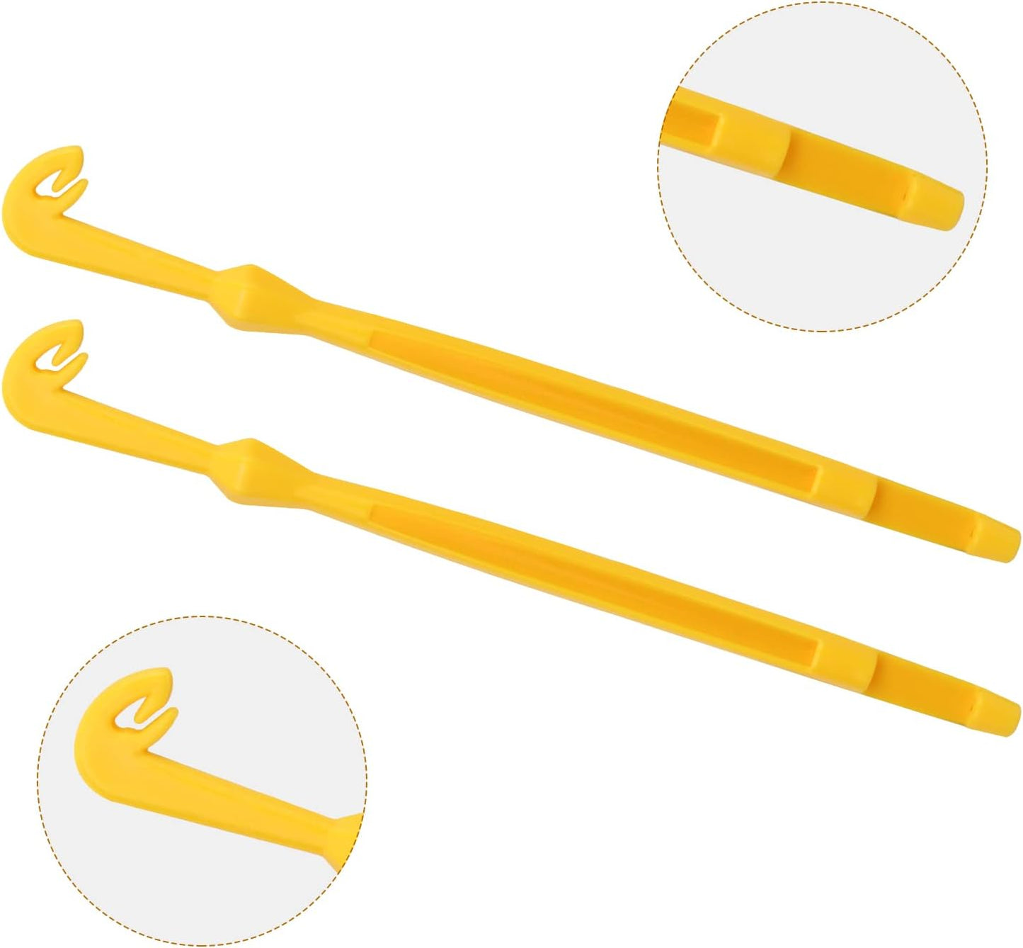 Realure Fishing Knot Tying Tool Kit - 6 Pcs Quick Tie Fast Metal Disgorgers for Fly & Sea Fishing