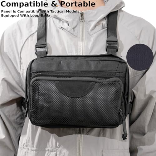 VEAPILS Black Tactical Mesh Pouch Modular Backpack Organizer Insert