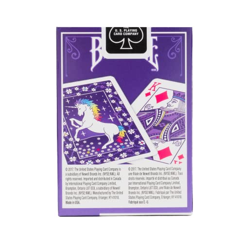 Unicorn Playing Cards - Bicycle Deck with Themed Design