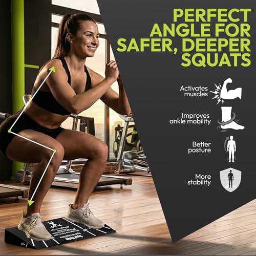 Squat Wedge Block - Non-Slip EVA Slant Board for Deep Squats & Stretches