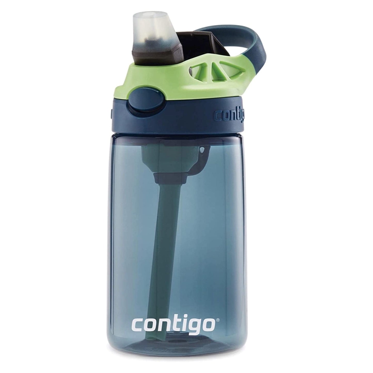 Contigo AUTOSPOUT Camping Hydration Water Bottles, 14oz (Pack of 1), Blueberry