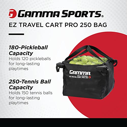 EZ Travel Tennis & Pickleball Cart - 250 Ball Capacity