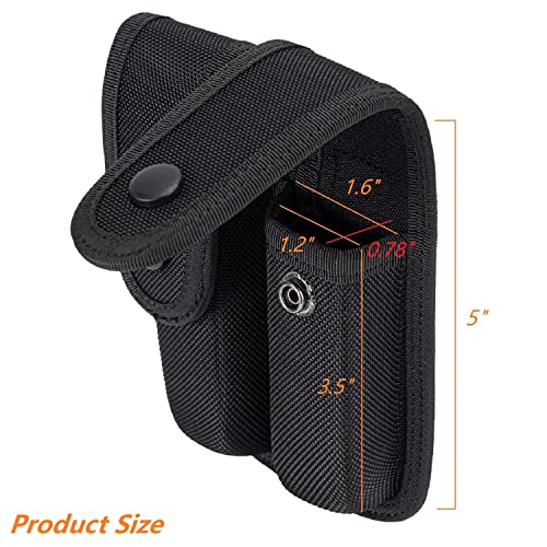 Nylon Double Magazine Pouch - Duty Belt MOLLE Holster for 9mm & .40 Cal Magazines