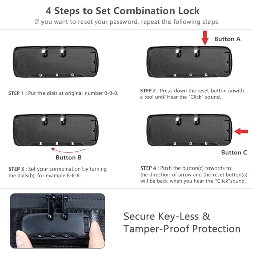 5200 Fireproof Document Organizer - Large Fireproof Bag with 20 Pockets - Locking Document Safe for Home and Office