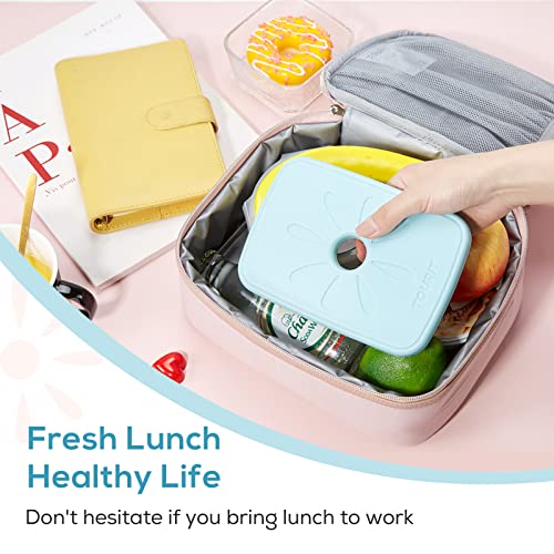 TOURIT Rainbow Small Reusable Ice Packs for Lunch Bags & Cooler Backpacks