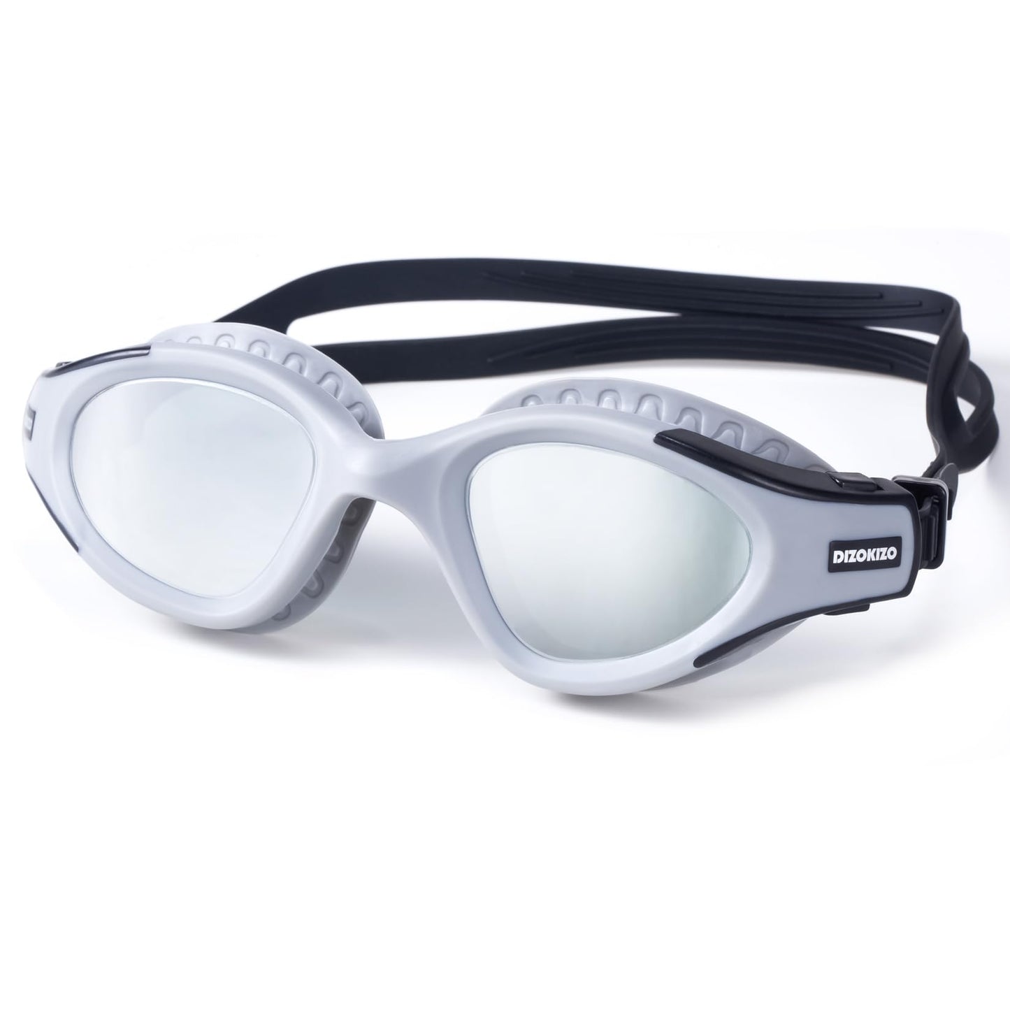 Dizokizo Swimming Goggles UV Protection Anti-Fog No Leaking Swim Goggles Easy to Adjust for Adult Men Women