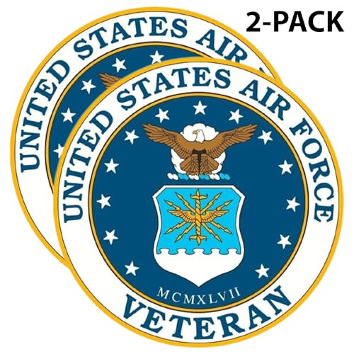 United States Air Force Veteran Vinyl Decal Sticker - 4 Inches
