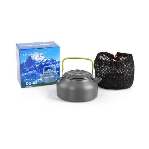 IGYYO Aluminum 0.8L Outdoor Camping Hiking Kettle Coffee Pot Portable Teapot Kettle Compact and Lightweight