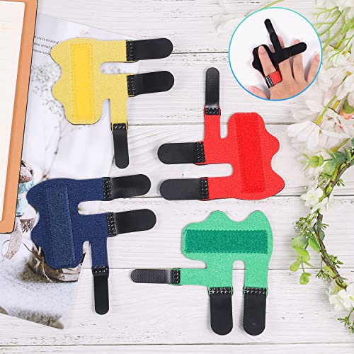 4-Pack Finger Splints for Arthritis & Pain Relief - Adjustable Support