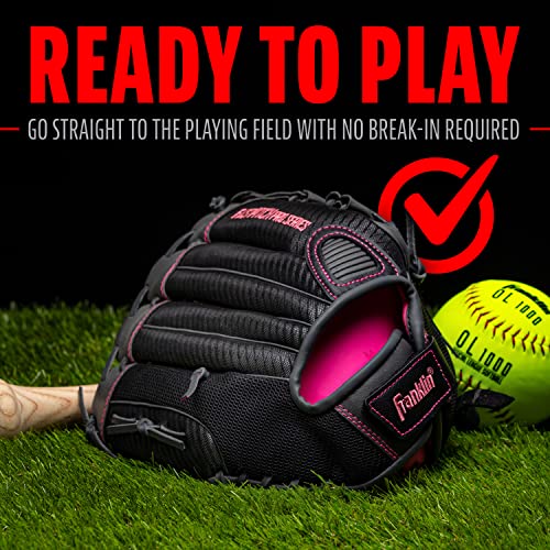 Franklin Sports Pink 12" Windmill Pro Fastpitch Softball Glove - Right Hand Throw