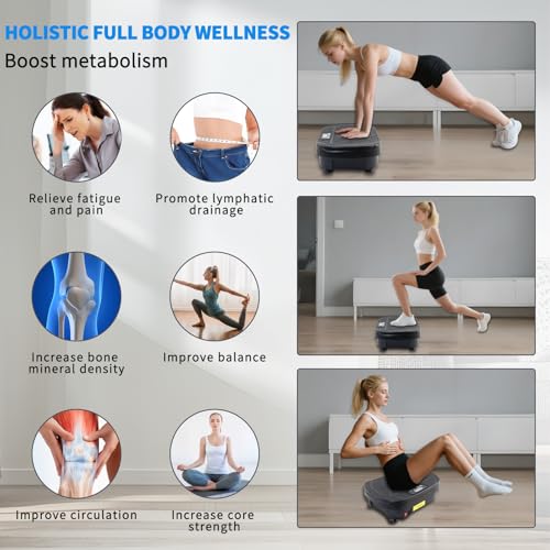 Vibration Plate Exercise Machine for Weight Loss & Muscle Toning