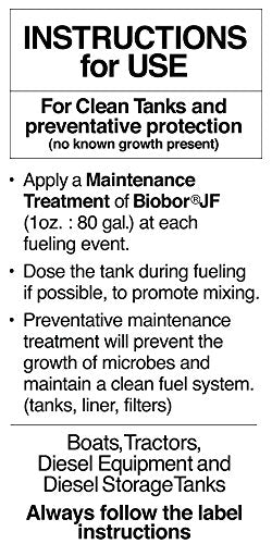BIOBOR JF Diesel Fuel Additive 32oz - Microbial Biocide & Lubricity Booster