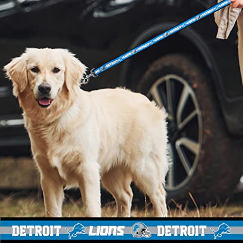 NFL Detroit Lions Dog Collar - Large Adjustable Pet Collar