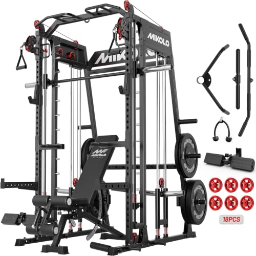 Smith Machine with LAT-Pull Down & Cable Crossover - Black M4 2.0 Ultra Package