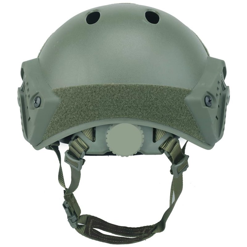 ATAIRSOFT PJ Type Adjustable Tactical Fast Helmet w/Side Rails and NVG Mount OD (L/M)