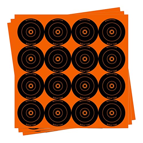 Big Burst Reactive Bullseye Shooting Targets - 3" - 3 Count