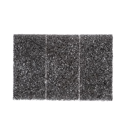 3M Synthetic Steel Wool Pads, #3 Coarse, 6-Pads, Use Wet Or Dry, Compatible With Water-Based Strippers & Finishes, Will Not Shred, Splinter Or Rust Like Steel Wool Does, Rinse and Reuse (10115NA)