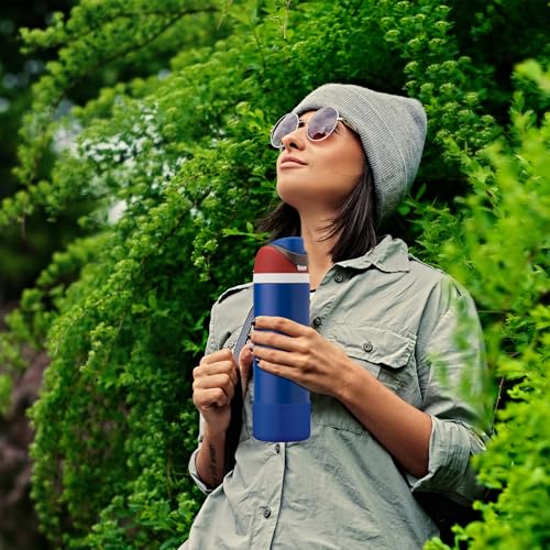 Silicone Boot Sleeve for Owala Water Bottles - 2PCS Old Blue